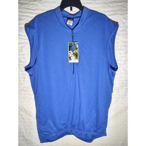 Canari Cyclewear Men's Blue Sleeveless Cycling Jersey XX-Large
